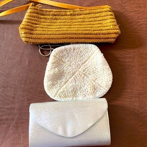 Set of three evening bags mini sizes